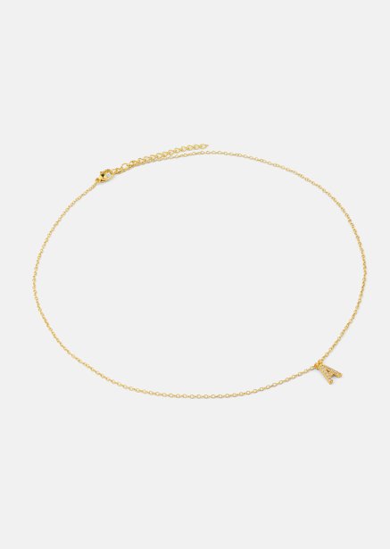 Naszyjnik Initial Letters A-N – 18k Gold Plated