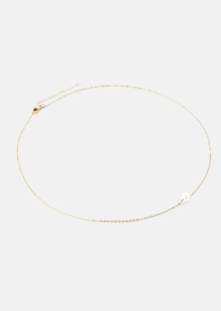 Naszyjnik Mini Pearl - 18k Pozłacany
