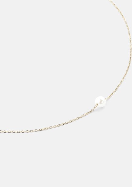 Naszyjnik Mini Pearl - 18k Pozłacany
