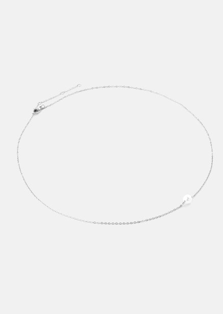 Naszyjnik Mini Pearl - Posrebrzany