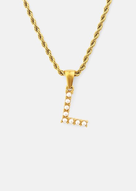 Amulet A-N Naszyjnik – 18k Pozłacany