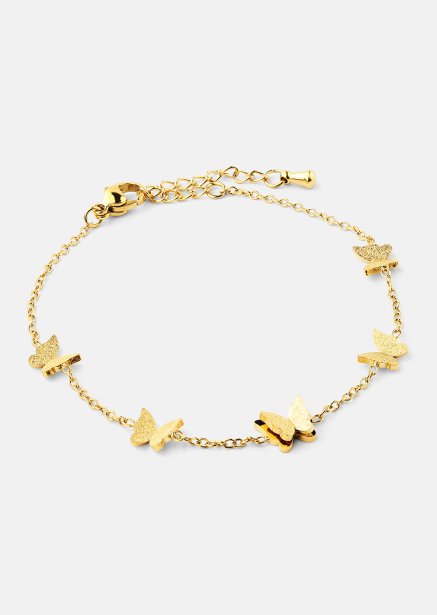 Bransoletka Butterfly Dance - 18k Gold Plated