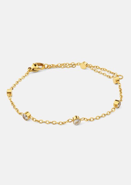 Bransoletka Dainty Sparkle - 18k Gold Plated