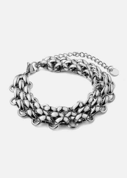 Bransoletka Silver Link - Posrebrzana