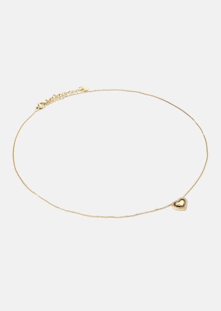 Naszyjnik Golden Heart - 18k Pozłacany