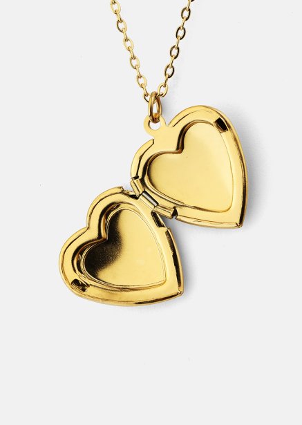 Naszyjnik Golden Heart big - 18k Pozłacany