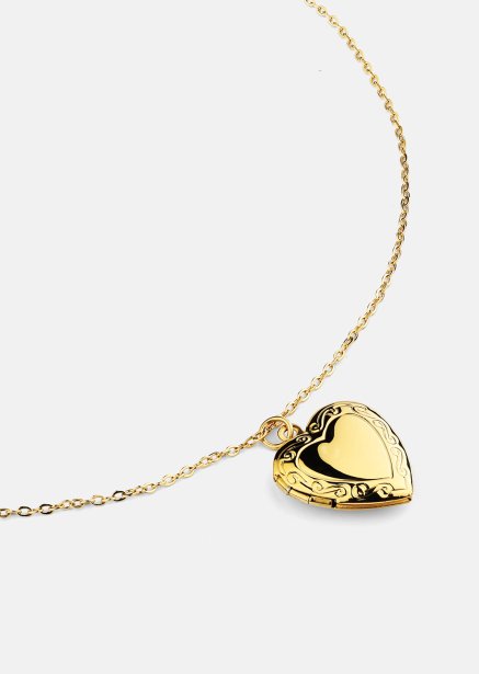 Naszyjnik Golden Heart big - 18k Pozłacany