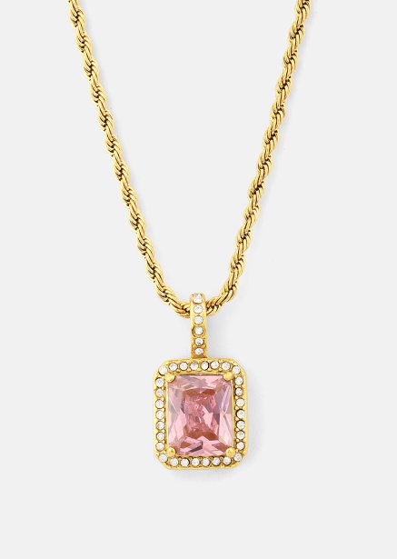Naszyjnik Rose Luxe - 18k Pozłacany