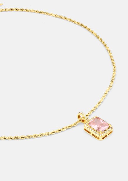 Naszyjnik Rose Luxe - 18k Pozłacany