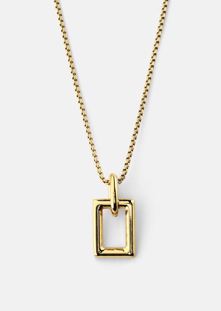 Naszyjnik Geometrisk Grace – 18k Pozłacany
