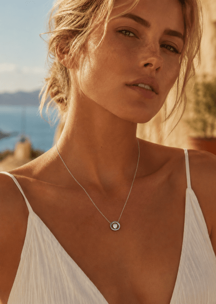 Naszyjnik Silver Heart – Posrebrzany