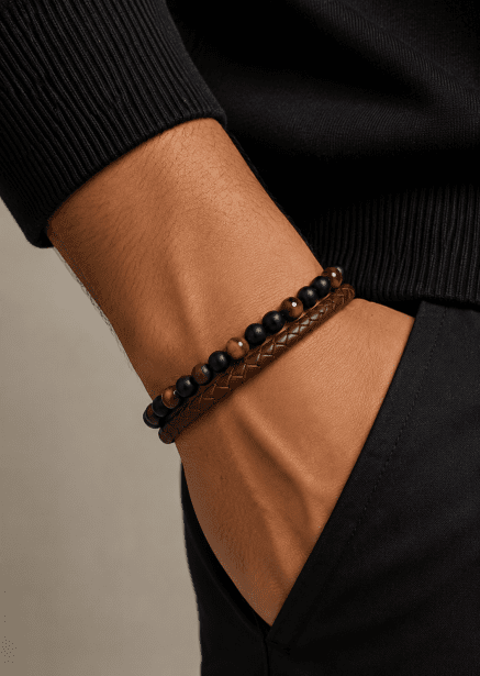 Bransoletka skórzana Luxe Tangle