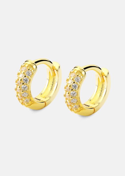 Kolczyk Shimmer Hoops - 18k Pozłacany