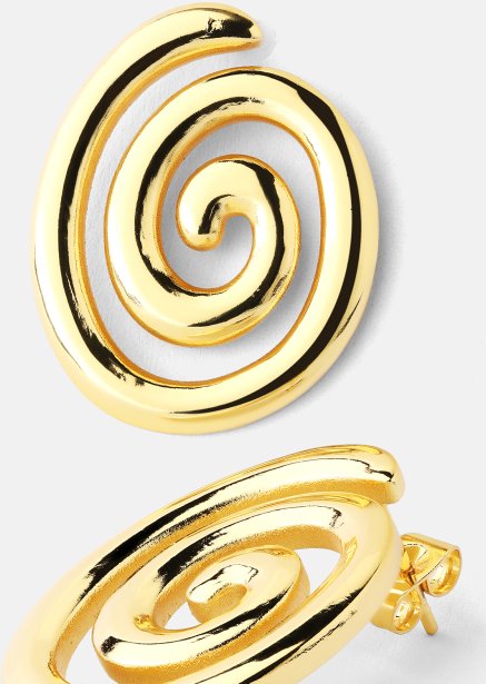 Resin Kolczyk - 18k Pozłacany