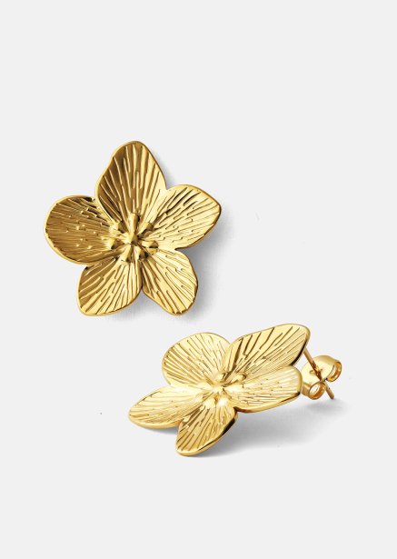 Kolczyk Blossom - 18k Pozłacany