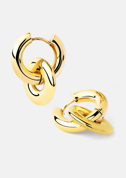Kolczyki Chunky Link – 18k Pozłacane