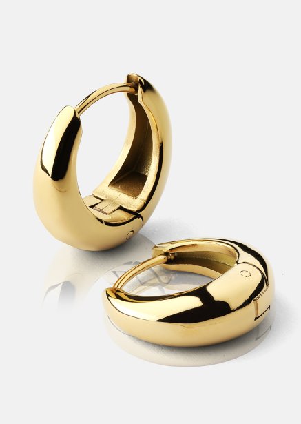 Kolczyki Bold Mini – 18k Pozłacane