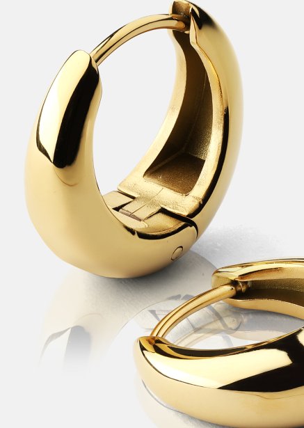 Kolczyki Bold Mini – 18k Pozłacane