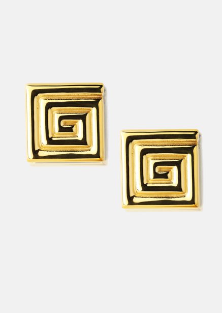 Kolczyk Geometric Glow - 18k Pozłacany