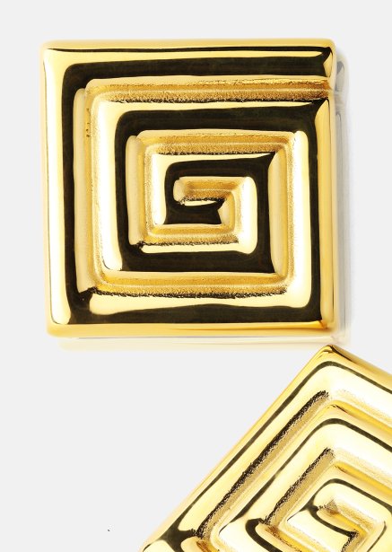 Kolczyk Geometric Glow - 18k Pozłacany