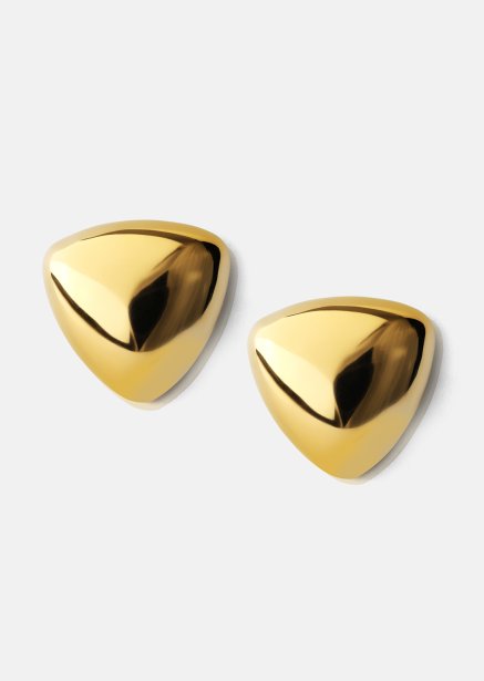 Kolczyki Bold Curve – 18k Pozłacane