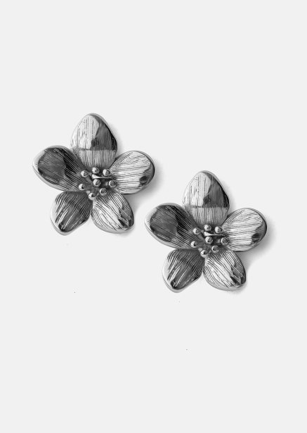 Kolczyki Flora Shine – Posrebrzane