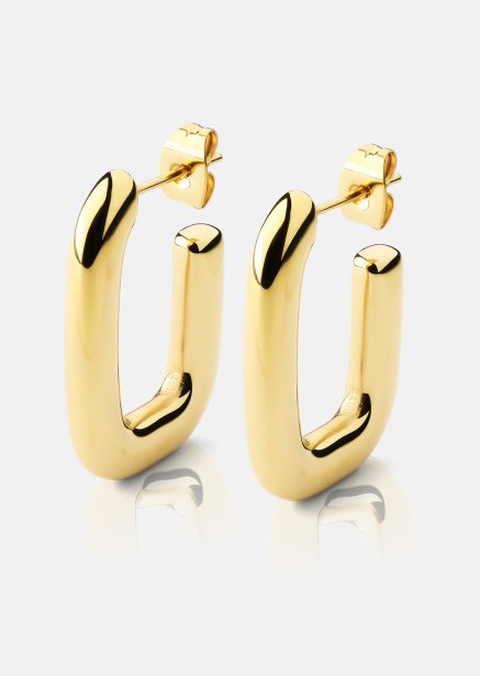 Kolczyk Golden Flow - 18k Pozłacany