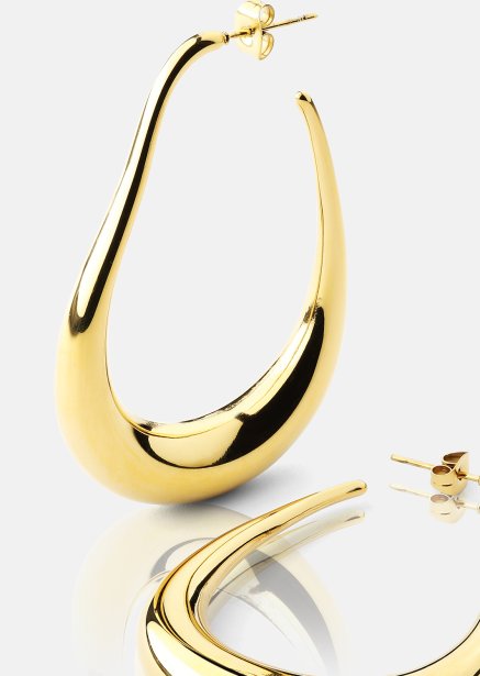 Kolczyki Tear of Gold - 18k Pozłacane