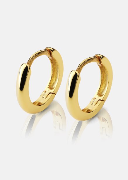 Kolczyki Mini Hoops - 18k Pozłacane