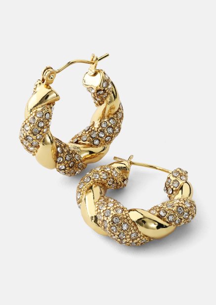 Kolczyk Glam Hoops - 18k Pozłacany
