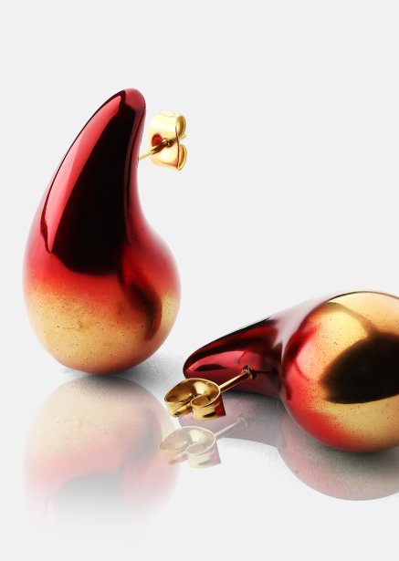 Kolczyki Verdé Glow – 18k Pozłacane
