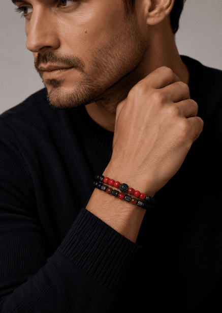 Bransoletka z koralików Crimson Valor
