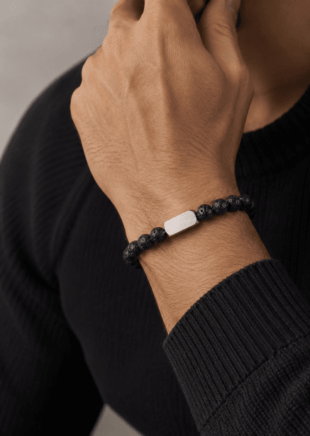 Bransoletka z koralików Obsidian Edge