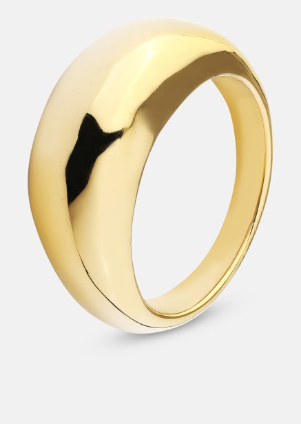 Golden Bold Pierścionek - 18K Pozłacany