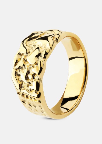 Eterna Pierścionek - 18k Pozłacany