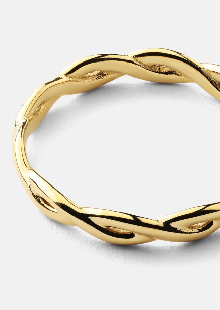Aurora Gold Pierścionek - 18k Pozłacany