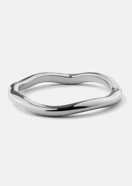 Pierścionek Wave Silver- Posrebrzany