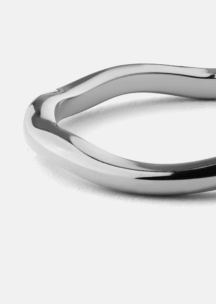 Pierścionek Wave Silver- Posrebrzany