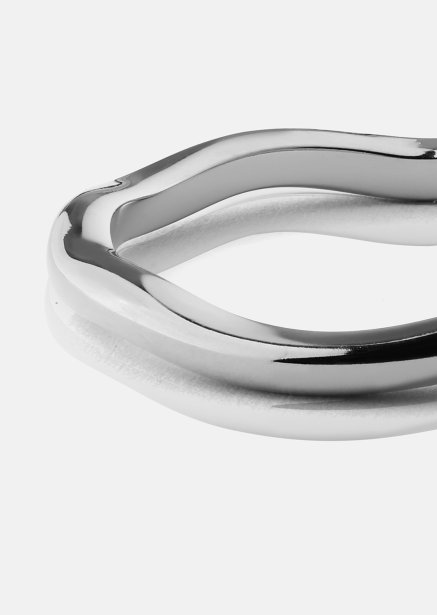 Pierścionek Wave Silver- Posrebrzany