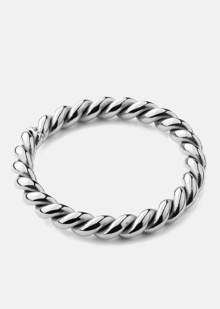Pierścionek Silver Twist - Posrebrzany