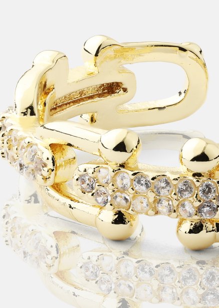 Pierścionek Link Luxe - 18k Pozłacany