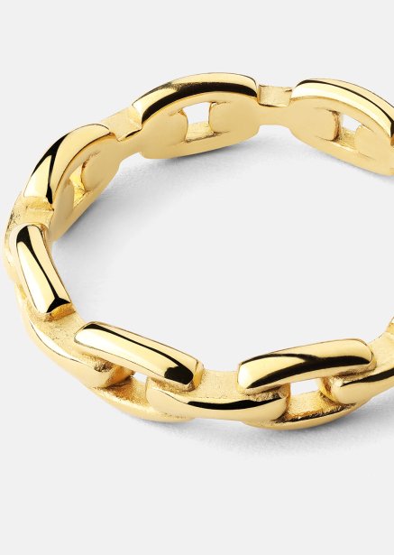 Piers`cionek Bold Chain - 18K Pozłacany