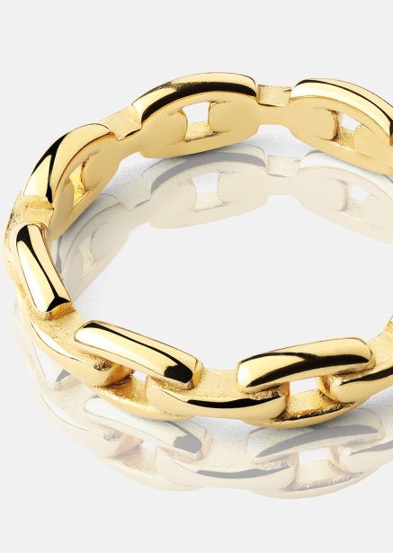 Piers`cionek Bold Chain - 18K Pozłacany