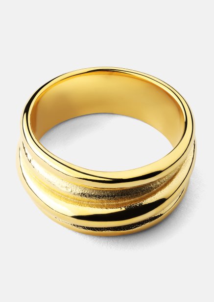 Piers´cionek Aurora Bold - 18K Pozłacany