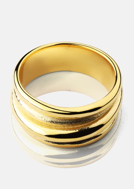 Piers´cionek Aurora Bold - 18K Pozłacany