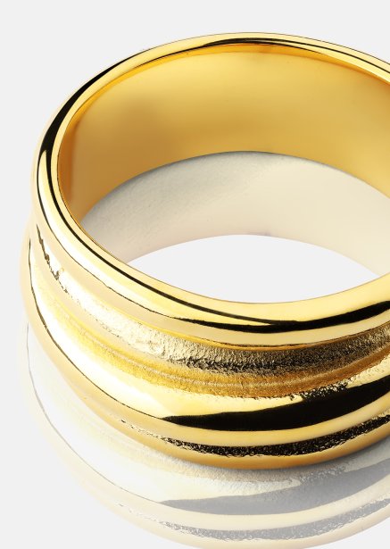 Piers´cionek Aurora Bold - 18K Pozłacany