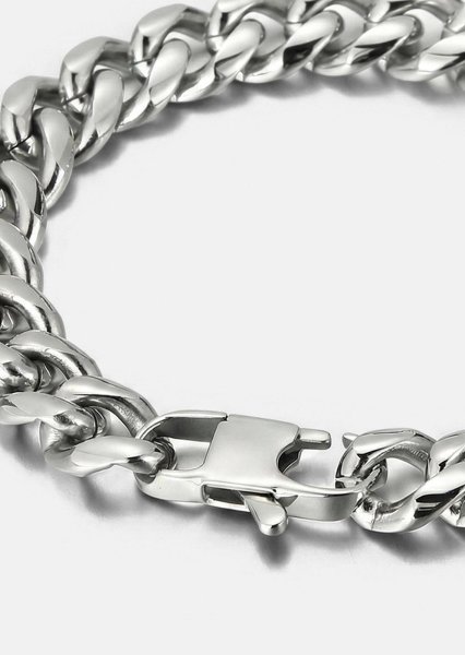 Bransoletka Iron Valor - Posrebrzana