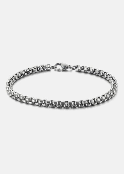 Bransoletka Steel Valor - Posrebrzana