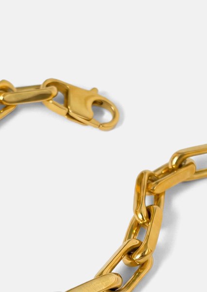 Bransoletka Valor Link - 18k Pozłacana