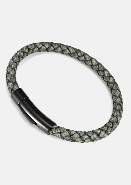 Bransoletka skórzana Talon Weave
